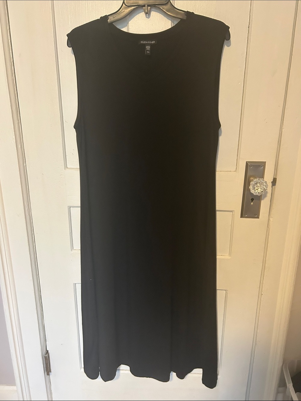 Eileen Fisher - Black Sleeveless Midi Dress NWOT